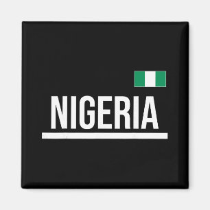 Íman Camisa Esportiva Bandeira da Nigéria 