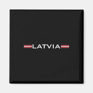 Íman Camisa Esportiva Estilo Bandeira Nacional da Letôn