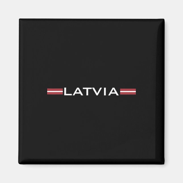 Íman Camisa Esportiva Estilo Bandeira Nacional da Letôn (Frente)