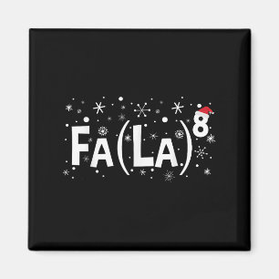 Íman Camisa Fa La 8 - Natal do professor de matemática