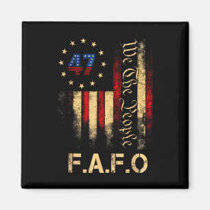 Íman Camisa Fafo Trump Presidente 47 Trump Fafo Ame Div