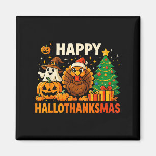 Íman Camisa Feliz de Hallothanksmas, Ação de Graças de