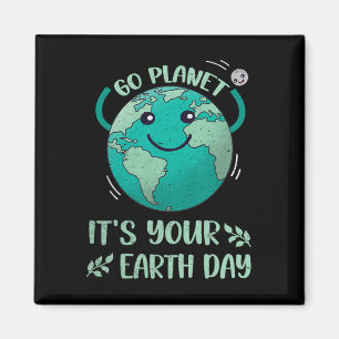 Íman Camisa Feliz do Dia da Terra 2025 Vá Aviar