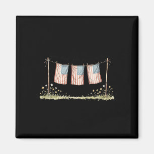 Íman Camisa Golden Retriever merica Cachorro Patriótico