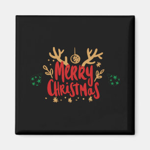 Íman Camisa Infantil Chifres de Rena Feliz Natal