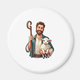 Íman Camisa Jesus Gravura Vintage Bom Pastor (1)