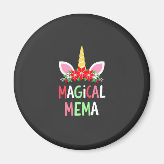 Íman Camisa Mágica Mema Unicórnio Natal Camisa de Pijam