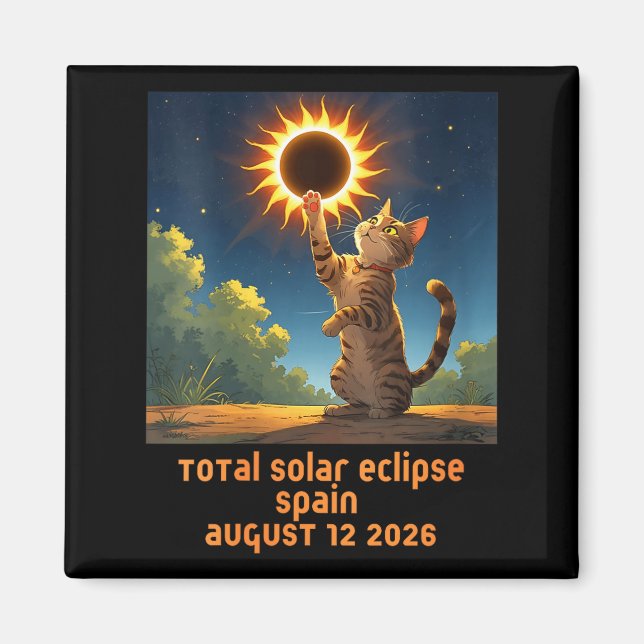 Íman Camisa Mulheres Eclipse Solar Total Gato (Frente)