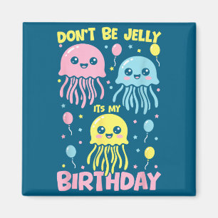 Íman Camisa Não' Gelatina Aniversário Água-viva
