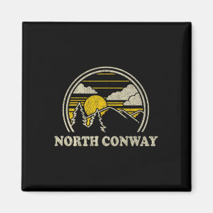 Íman Camisa North Conway New Hampshire Nh Vintage Hiki