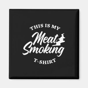 Íman Camisa Para Homens Amantes De Carne Fumante Esta É