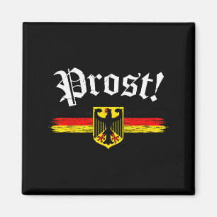 Íman Camisa Para Homens Mulheres Bandeira Alemã Prost V