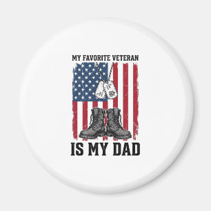 Íman Camisa Patriótica do Meu Pai é o Veterano Favorito