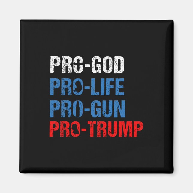 Íman Camisa Patriótica Pro Deus Pro Vida Pro Arma Pro T (Frente)