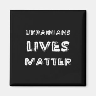 Íman Camisa Problema Vidas Ucranianas Ucrânia Livre P