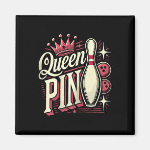 Íman Camisa Rainha Pino Bolicheira Liga de Boliche Para