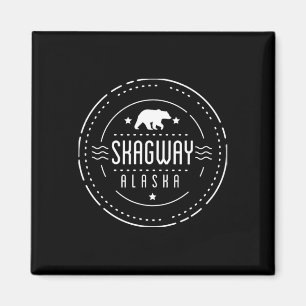 Íman Camisa Skagway Alasca Com Urso