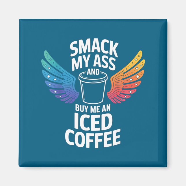 Íman Camisa Smack Compre Café Gelado (Frente)