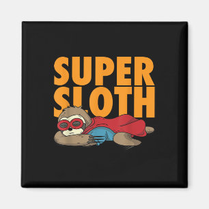 Íman Camisa Super Preguiça _ Personagem Heróico Animal 