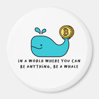 Íman Camisa-T de Baleia de Bitmoney