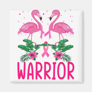 Íman Camisa-T Flamingo de Sensibilização para o Cance