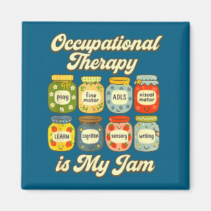 Íman Camisa Terapia Ocupacional Geléia Frascos Ot