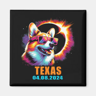 Íman Camisa Texas Eclipse Solar Total Corgi