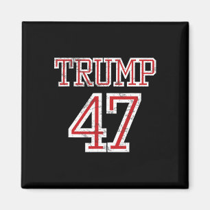 Íman Camisa Trump 47 President Team Footbyll Estilo 202