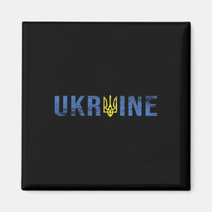 Íman Camisa Tryzub Ucrânia Tridente Emblema Militar Zel