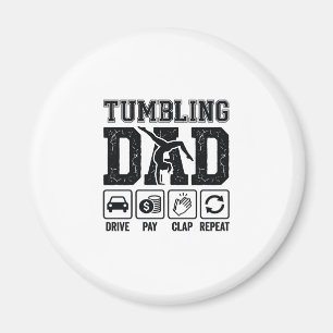 Íman Camisa Tumbling Dad Drive Pay Clap Repeat Design_1