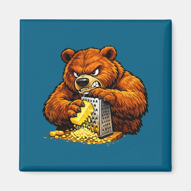 Íman Camisa Urso Bravo Ralando Queijo Ralador (Frente)