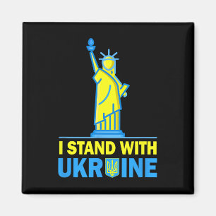 Íman Camisa Usa Liberty Ucrânia Eu Apoio A Ucrânia Ukr