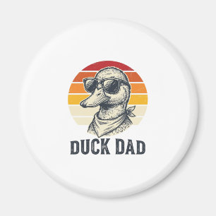 Íman Camisa Vetorial de Óculos de Sol de Pato Vintage P