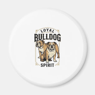 Íman Camisa Vintage Bulldog Camiseta de Gravura de Bull