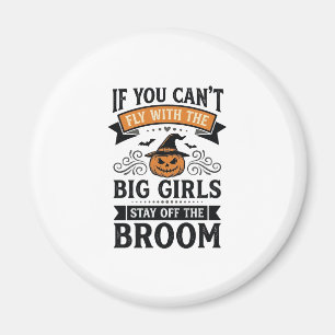 Íman Camisa Vintage de Halloween Engraçada para Meninas