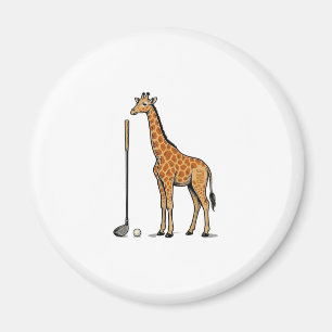 Íman Camisa Vintage Giraffe Golf Vector Gravura T-Shirt