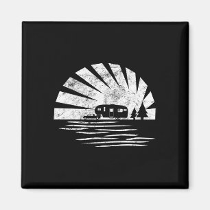 Íman Camisa Vintage Sunset Caravana 5ª Roda Rv Férias