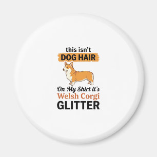 Íman Camisa Welsh Corgi Glitter Funny Dog Lover