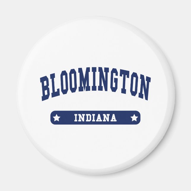 Íman Camisas Bloomington Indiana College Style (Frente)