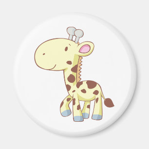 Íman Camisas bonitos do girafa do bebê dos desenhos