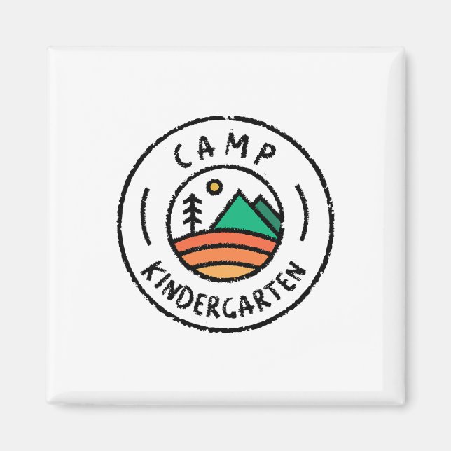 Íman Camisas Combinando para Acampamento de Professores (Frente)