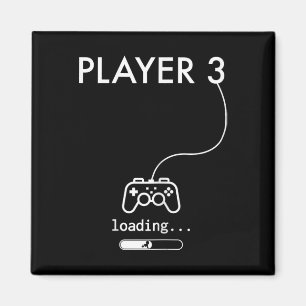 Íman Camisas de Anúncio de Gravidez para Gamer 