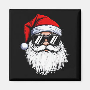 Íman Camisas de Natal retrô para homens com rosto de Pa