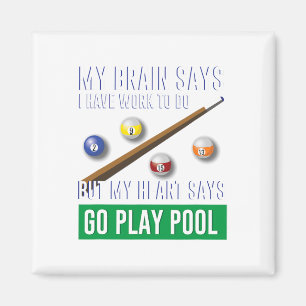 Íman Camisas De Presente Para Mulheres Bilhares E Poo