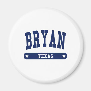 Íman Camisas do estilo da faculdade Bryan Texas
