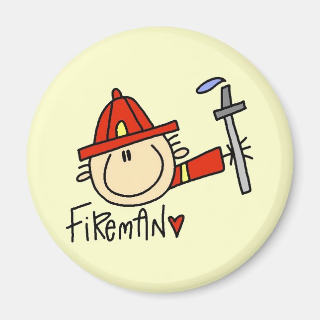 Íman Camisas e Presentes de Bombeiro (Frente)
