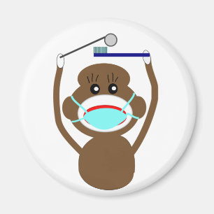 Íman Camisas e presentes do macaco Dentist Sock — Adorá