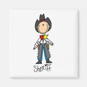 Íman Camisas e Presentes do Xerife Cowboy