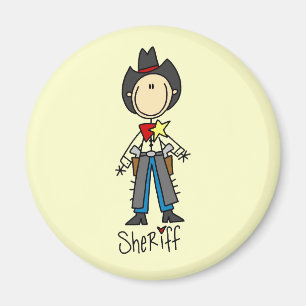 Íman Camisas e Presentes do Xerife Cowboy