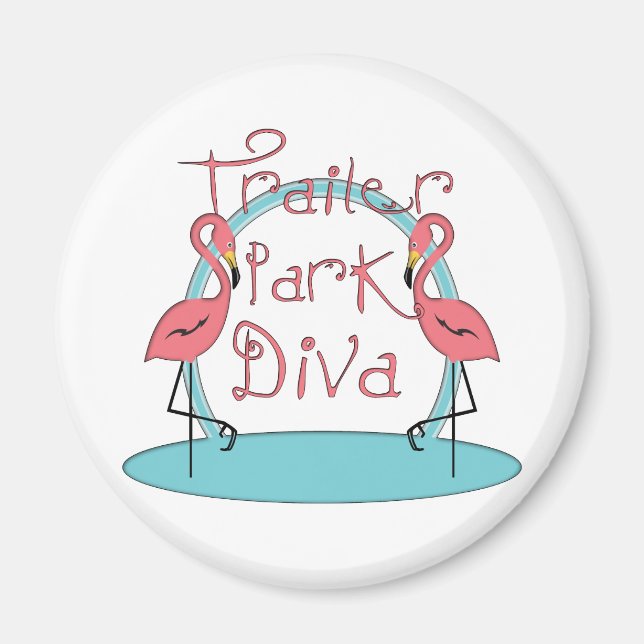 Íman Camisas e presentes no Parque Trailer Funny (Frente)